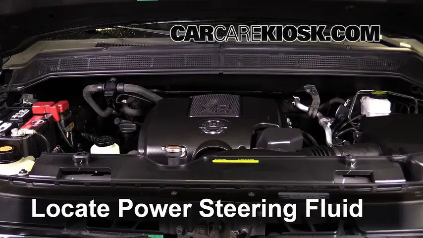 2013 Nissan Titan SV 5.6L V8 Crew Cab Pickup Power Steering Fluid